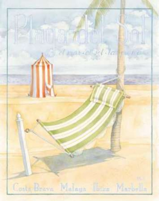 Playa Del Sol Poster Print by Paul Brent, 11 x 14 - Small