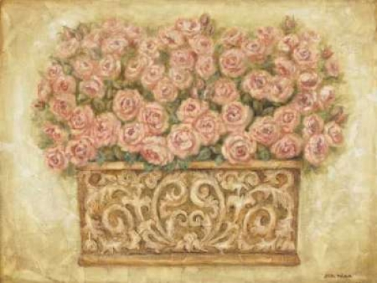 Pink Roses Poster Print by Eva Misa, 9 x 12 - Small