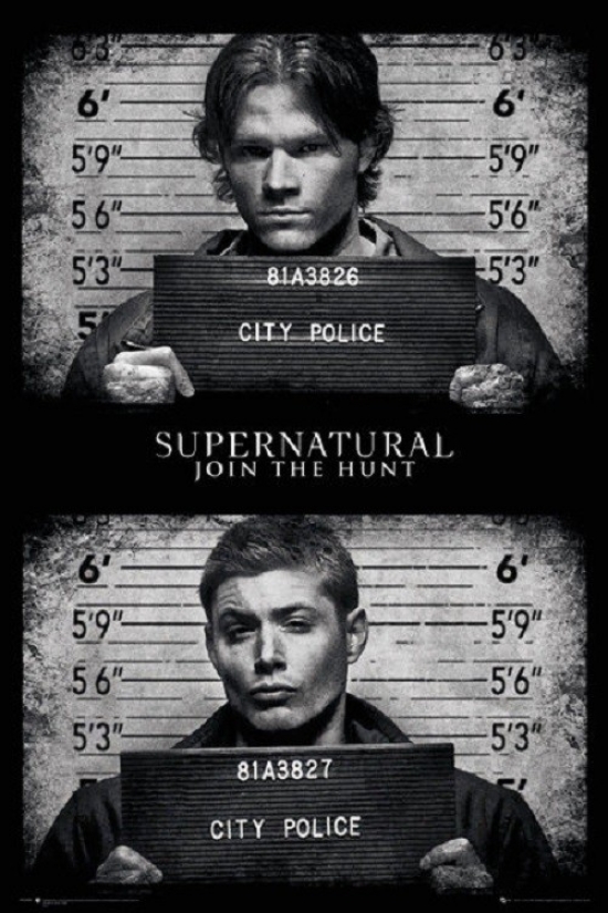 Supernatural - Mug Shots Poster Print, 24 x 36