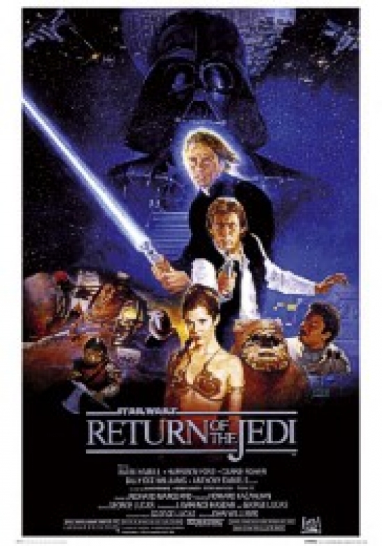 XPE877130 Star Wars - Return of The Jedi B Style Poster Print, 24 x 36 -  GB Eye