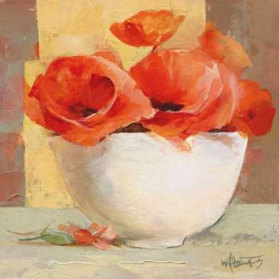 Picture of ArtLine PDXGA0102468LARGE Lovely Poppies I Poster Print by Willem Haenraets&#44; 24 x 24 - Large