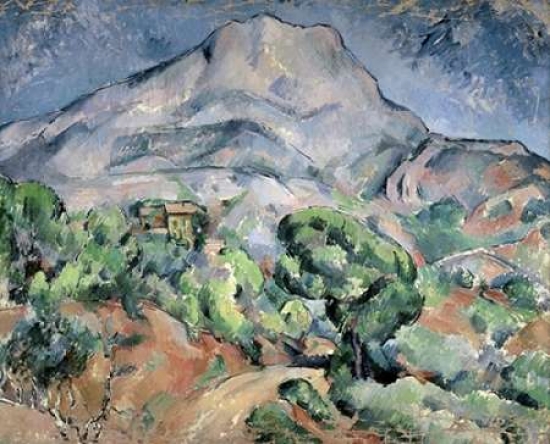 Mount St. Victoire Poster Print by Paul Cezanne, 8 x 10 - Small
