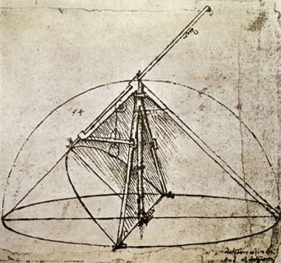 Measuring Instruments Poster Print by Leonardo Da Vinci, 12 x 12 - Small
