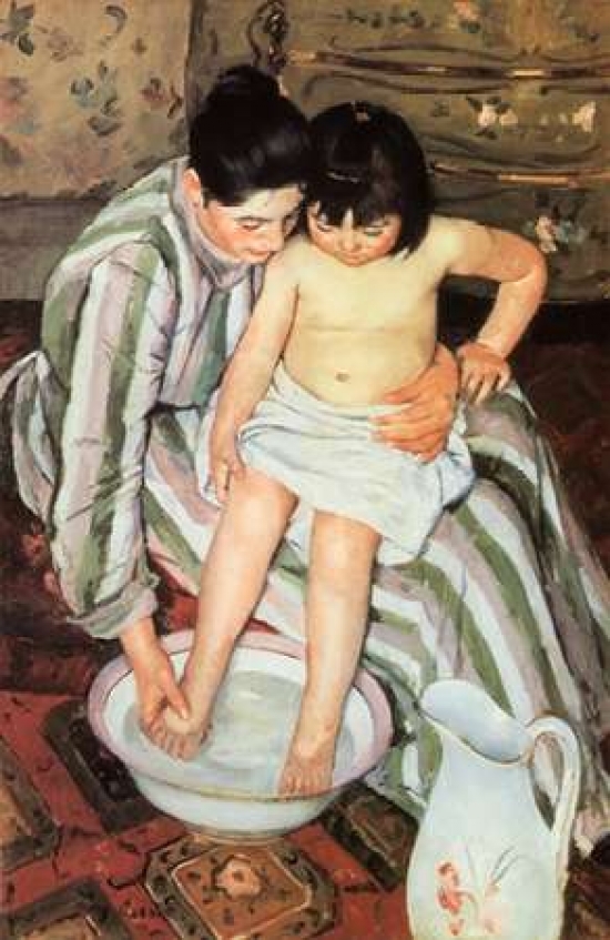 The Bath 1892 Poster Print by Mary Cassatt - 12 x 18 - Small