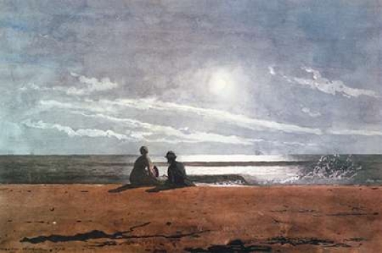 Moonlight 1874 Poster Print by Winslow Homer, 20 x 28 - Large
