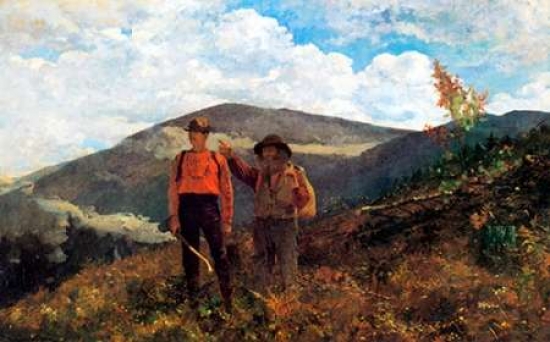 The Two Guides Poster Print by Winslow Homer, 12 x 18 - Small