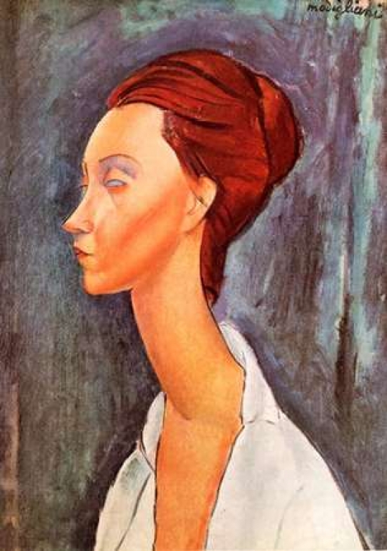 Lunia Czechowska 0 Poster Print by Amedeo Modigliani - 10 x 14 - Small