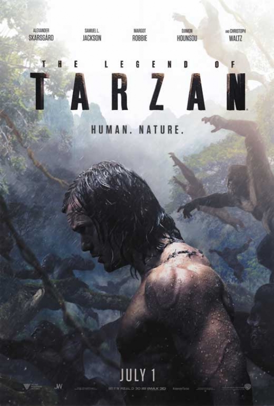 The Legend of Tarzan Movie Poster, 11 x 17
