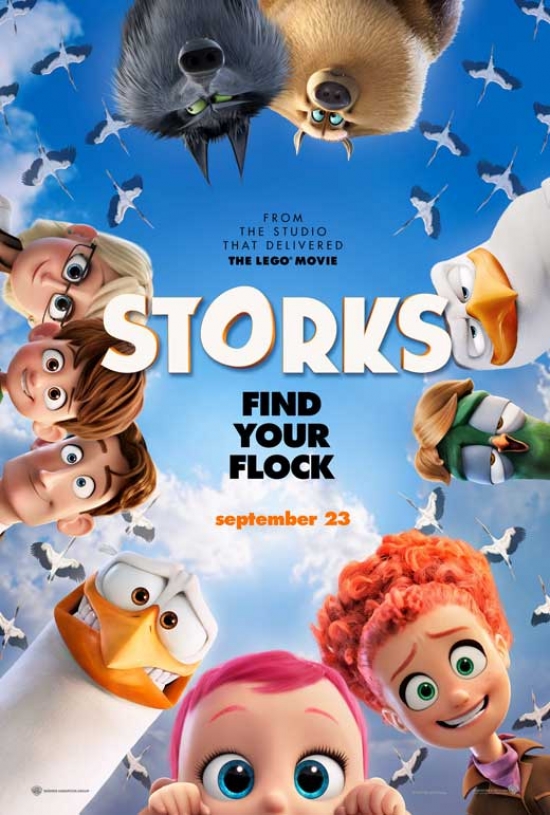 Storks Movie Poster - 11 x 17