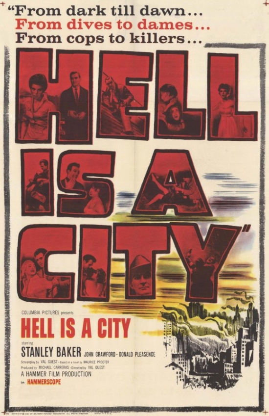 MOVCF0086 Hell Is a City Movie Poster, 11 x 17
