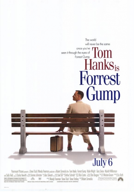 MOVCF4424 Forrest Gump Movie Poster Print, 27 x 40 -  Pop Culture Graphics