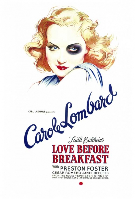 Picture of Pop Culture Graphics MOVCF6172 Love Before Breakfast Movie Poster Print, 27 x 40