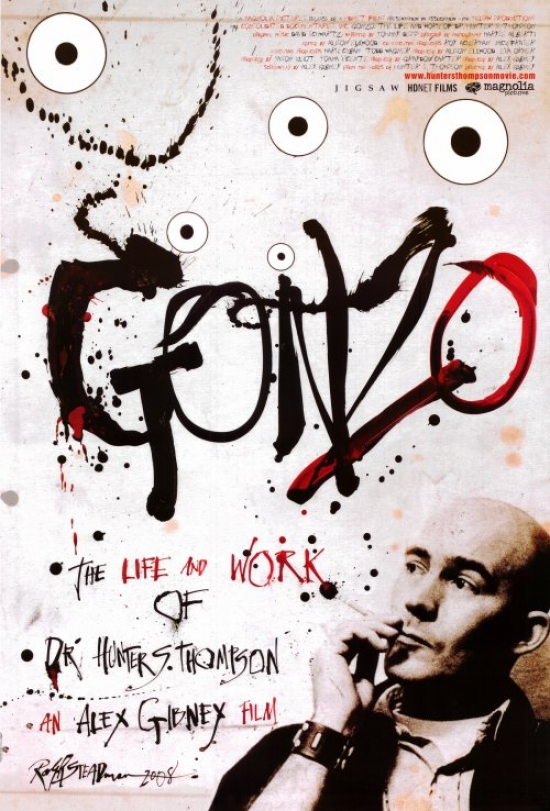 Picture of Pop Culture Graphics MOVCI4232 Gonzo - The Life & Work of Dr. Hunter S. Thompson Movie Poster Print, 27 x 40