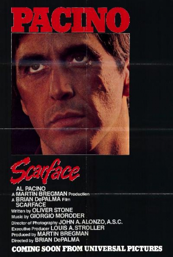 MOVEC0830 Scarface Movie Poster, 11 x 17