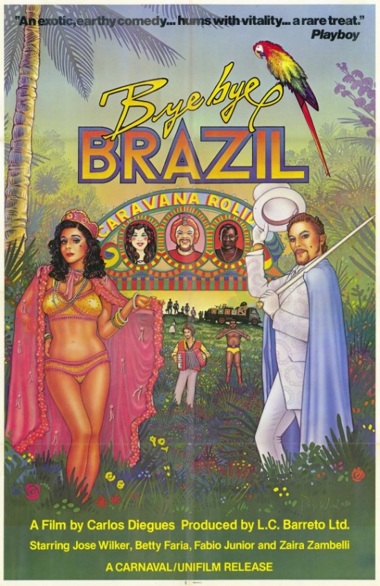MOVEF4061 Bye Bye Brazil Movie Poster, 11 x 17