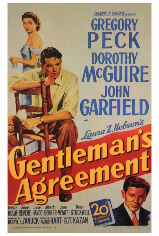 Gentlemans Agreement Movie Poster Print - 27 x 40