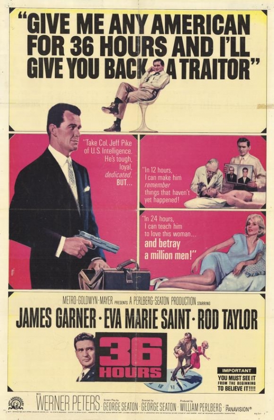 MOVEG6804 36 Hours Movie Poster Print, 27 x 40