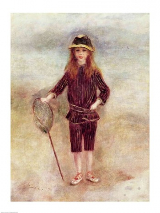 Picture of Posterazzi BALXIR156504 The Little Fisherwoman Poster Print by Pierre-Auguste Renoir - 18 x 24 in.