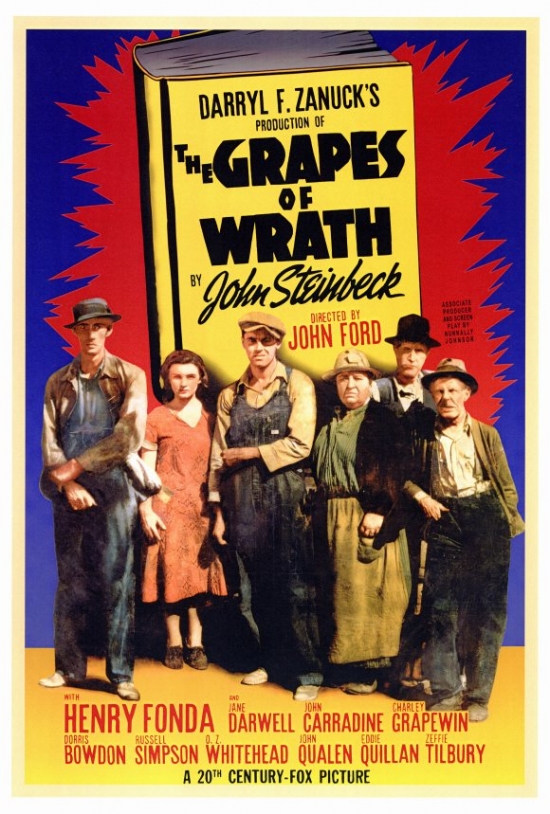 MOVGF7179 The Grapes of Wrath Movie Poster Print, 27 x 40 -  Pop Culture Graphics