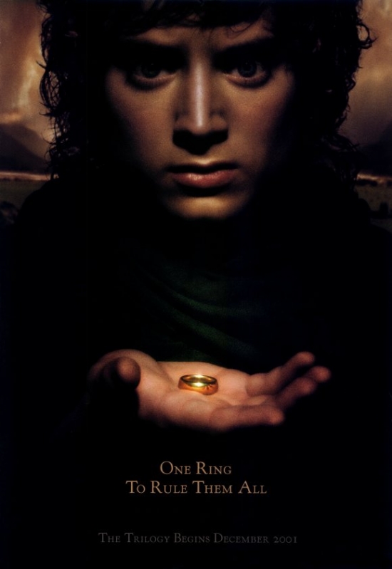 MOVID4785 Lord of the Rings 1 The Fellowship of the Ring Movie Poster, 11 x 17