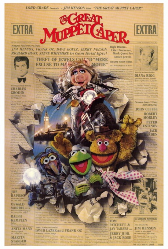 The Great Muppet Caper Movie Poster Print - 27 x 40