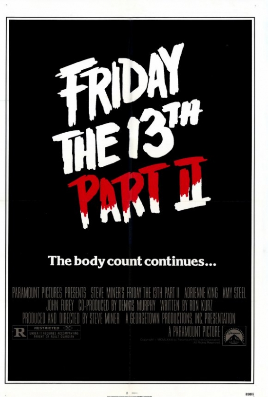 MOVIF4371 Friday The 13th Part 2 Movie Poster Print, 27 x 40 -  Pop Culture Graphics