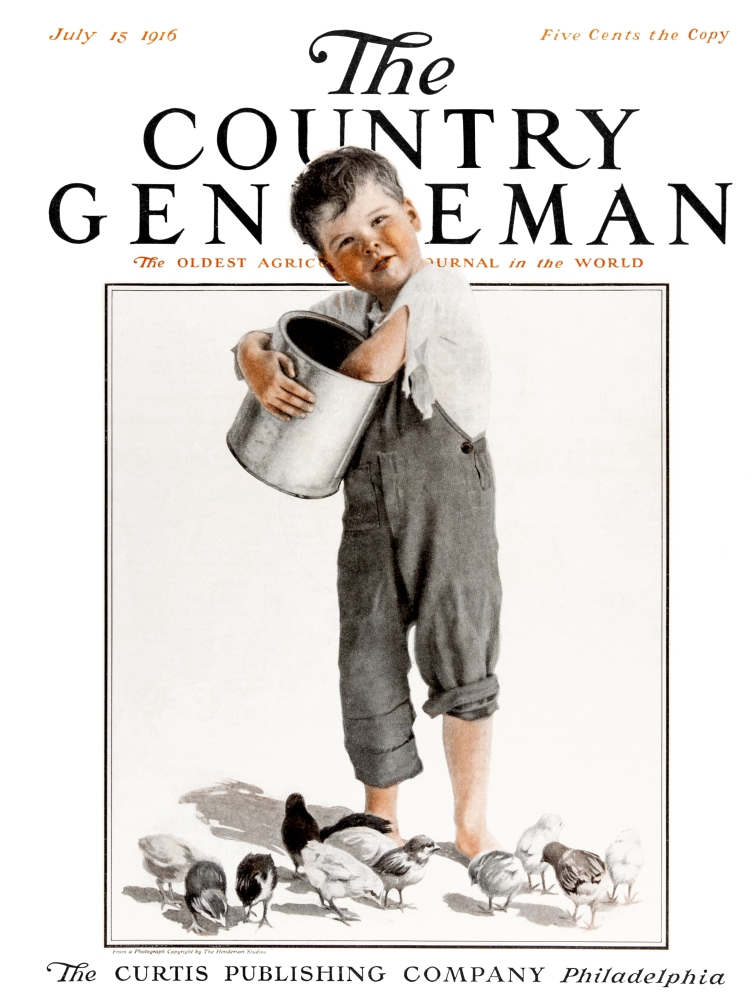 DPI12272387 Cover of Country Gentleman Agricultural Magazine From The Early 20th Century Poster Print - 13 x 17 in.