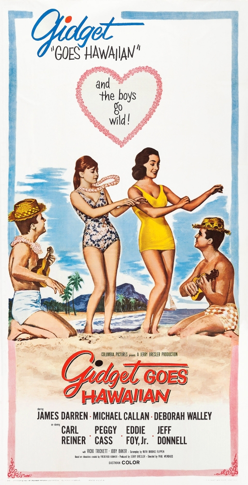 Everett Collection EVCMCDGIGOEC005 Gidget Goes Hawaiian Movie Poster Masterprint, 11 x 17