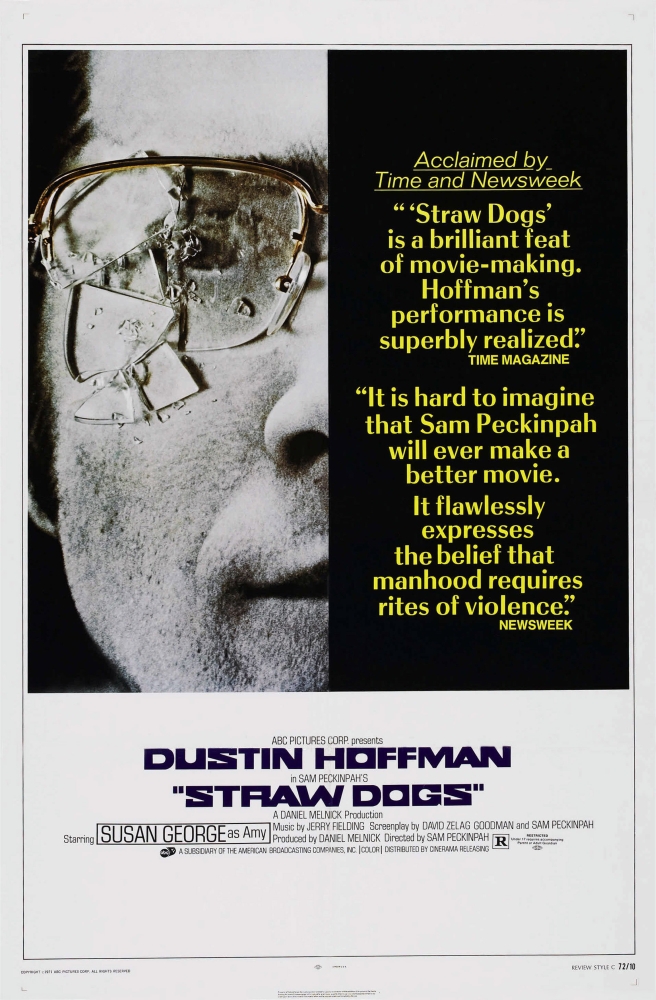 Everett Collection EVCMCDSTDOEC070 Straw Dogs Movie Poster Masterprint, 11 x 17