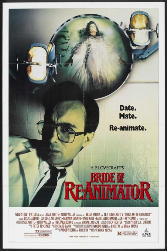 Picture of Pop Culture Graphics MOVAH0360 Bride of Re-Animator Movie Poster Print, 27 x 40