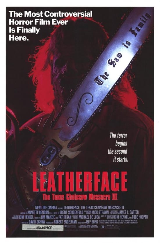 Picture of Pop Culture Graphics MOVAH2619 Leatherface - The Texas Chainsaw Massacre 3 Movie Poster Print, 27 x 40