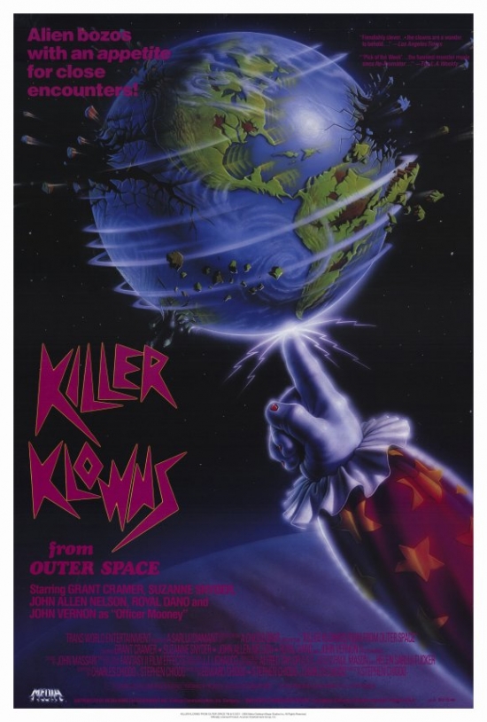 Picture of Pop Culture Graphics MOVCF4392 Killer Klowns From Outer Space Movie Poster Print, 27 x 40