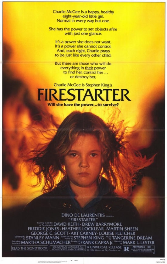 MOVED7857 Firestarter Movie Poster, 11 x 17