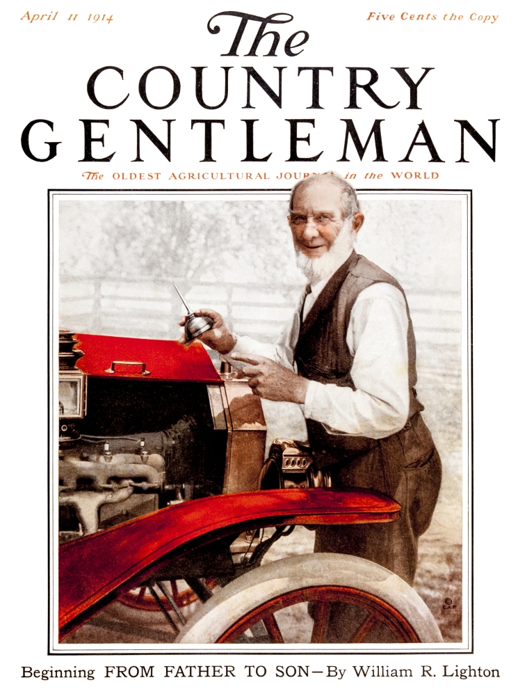 Cover of Country Gentleman Agricultural Magazine From The Early 20th Century Poster Print - 13 x 17 in.