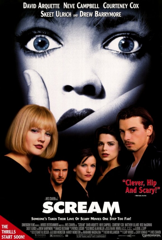 Scream Movie Poster Print, 27 x 40