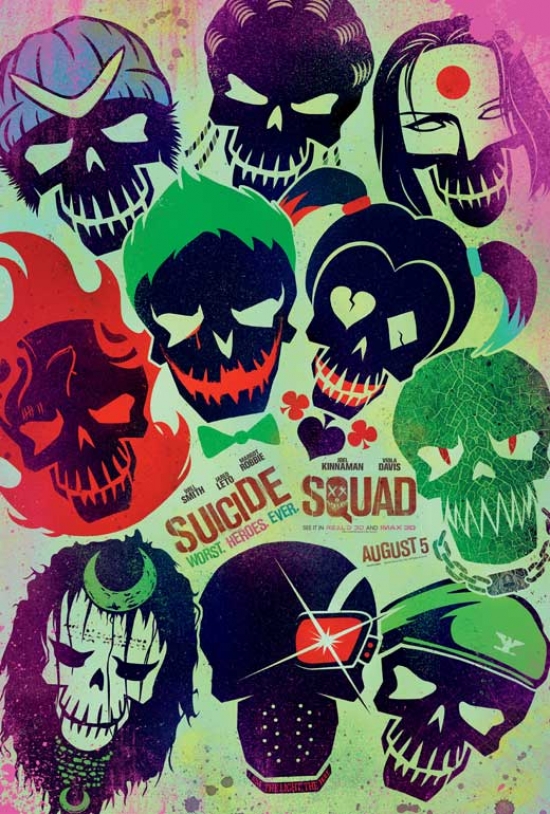 Suicide Squad Movie Poster, 11 x 17