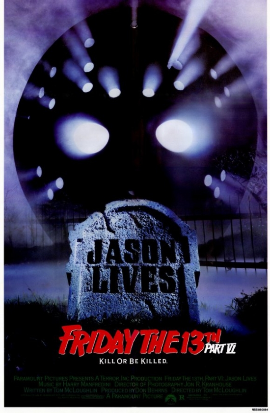 MOVGD3885 Friday the 13th Part 6 Jason Lives Movie Poster, 11 x 17 -  Pop Culture Graphics