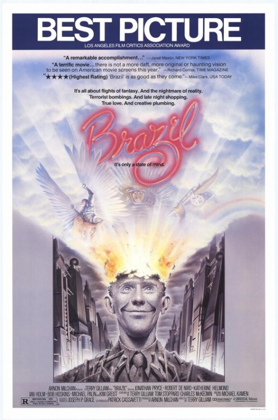 Brazil Movie Poster, 11 x 17