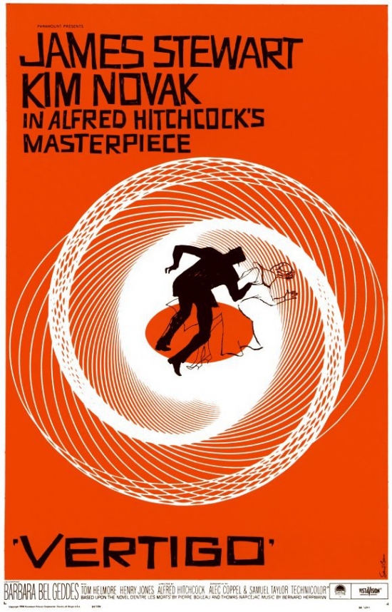 Vertigo Movie Poster, 11 x 17
