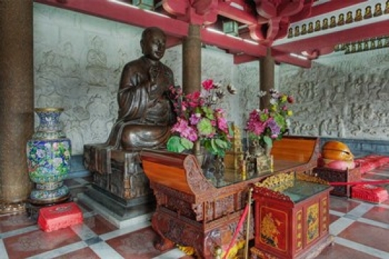 PDDAS07AJE0112B Buddhist Shrine Big Wild Goose Pagoda Xian China Poster Print by Adam Jones, 24 x 15