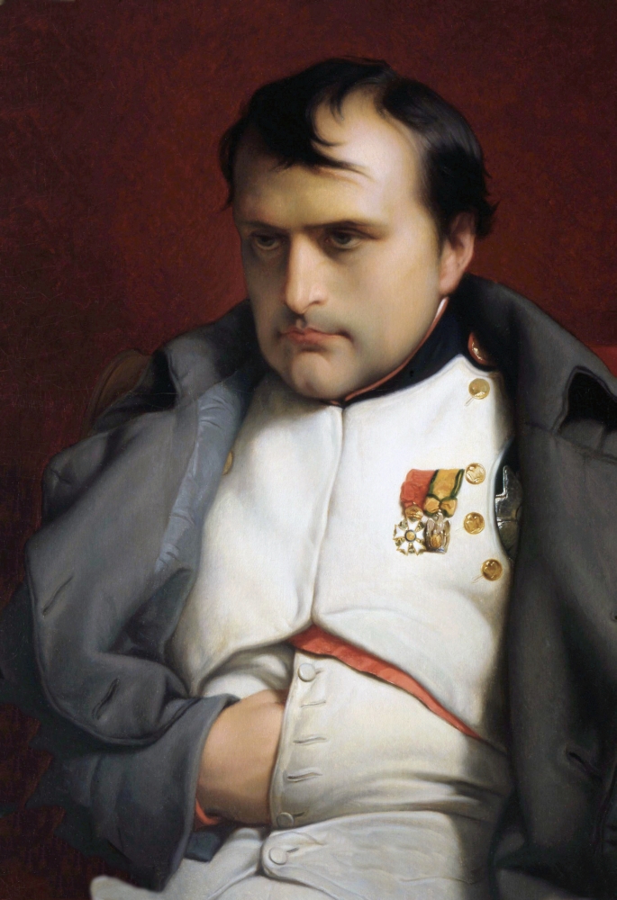 Picture of Design Pics DPI1959510 Napoleon I Napoleon Bonaparte Emperor of The French. 1769 - 1821 After The Work Napoleon in Fontainebleau by Hippolyte Delaroche Poster Print, 11 x 17