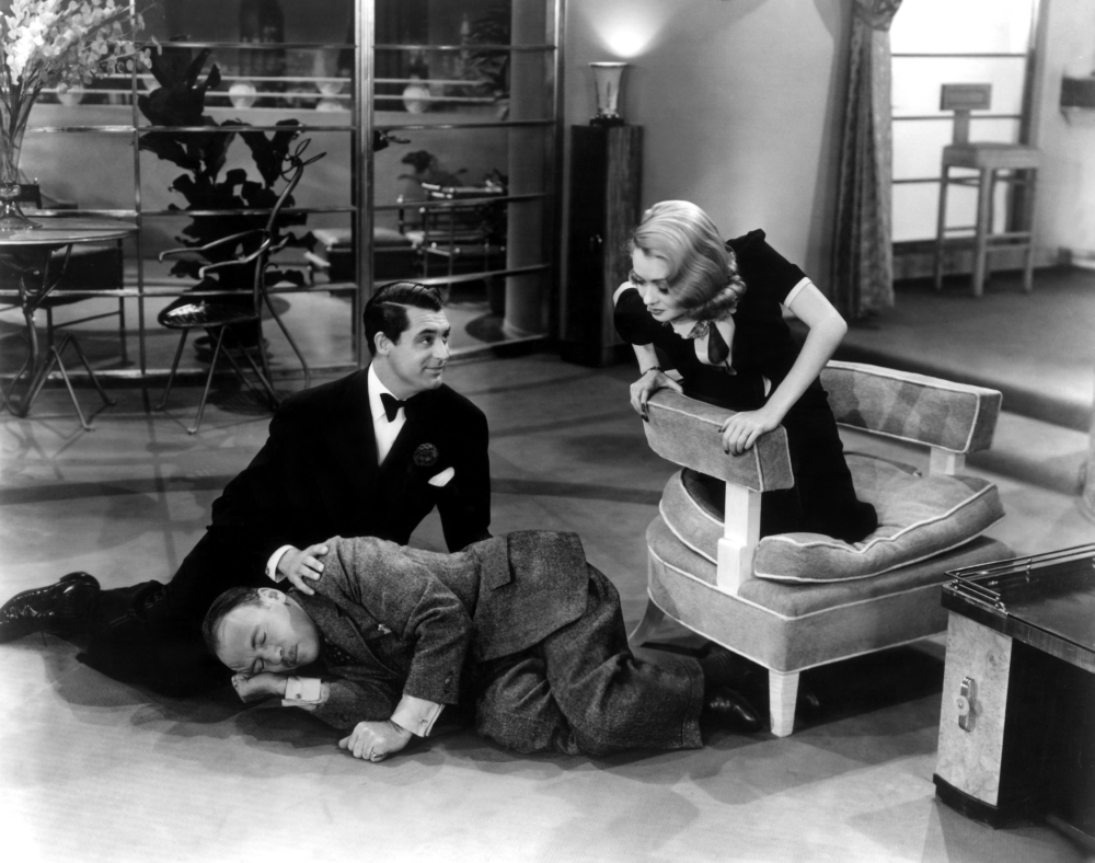 Everett Collection EVCMBDTOPPEC005H Topper Cary Grant Roland Young Constance Bennett 1937 Photo Print, 14 x 11