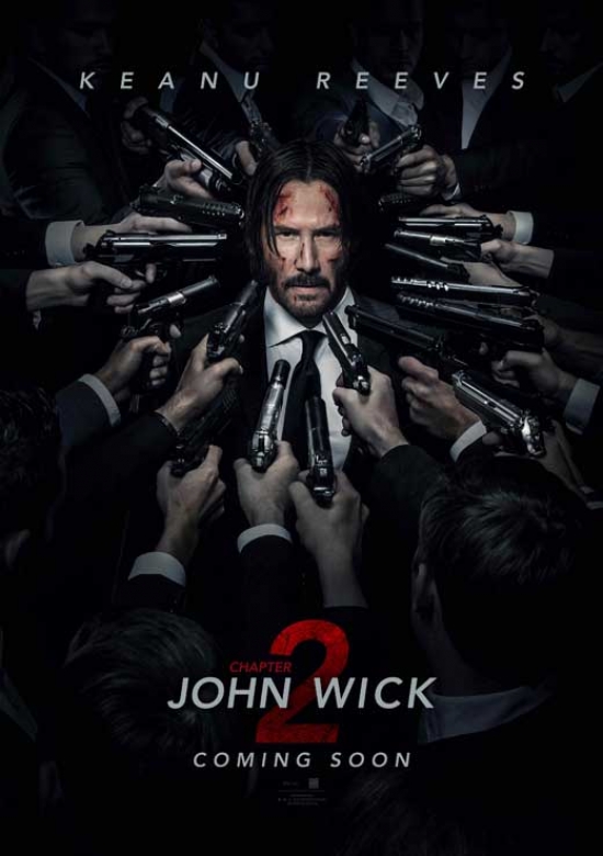 John Wick Chapter 2 Movie Poster, 27 x 40 -  Pop Culture Graphics, PO425655