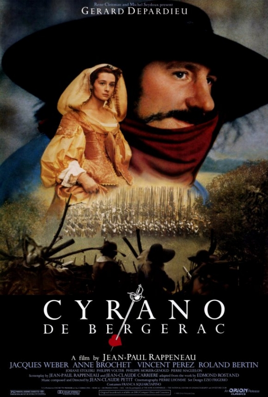MOVIF6371 Cyrano De Bergerac Movie Poster Print, 27 x 40 -  Pop Culture Graphics