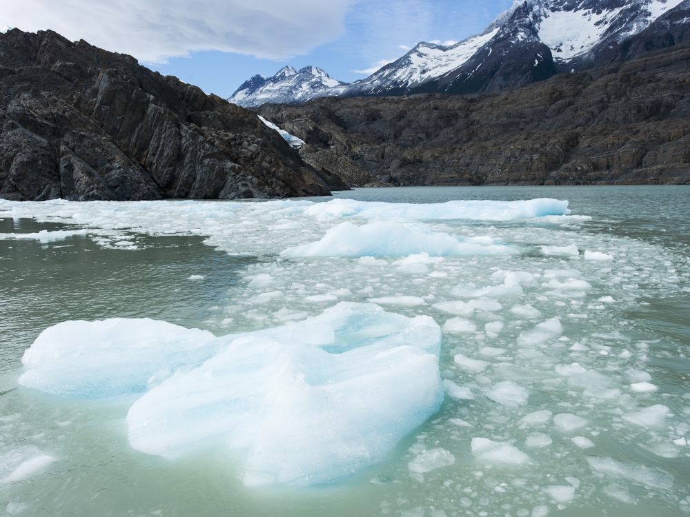 DPI10603046 Southern Patagonian Ice Field - Torres Del Paine Magallanes & Antartica Chilena Region Chile Poster Print - 17 x 13 in.