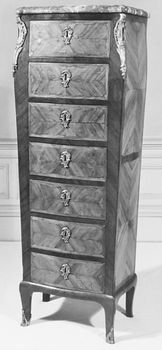 Chest - Chiffonier - One of A Pair Poster Print by Maker - Bernard II Van Risenburgh - 18 x 24