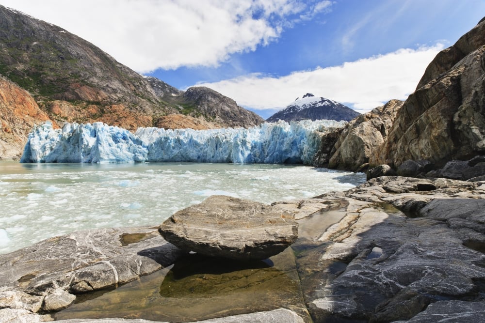 View of Dawes Glacier From The Cliffs in Endicott Arm in The Inside Passage Alaska Poster Print, 36 x 24 - Large