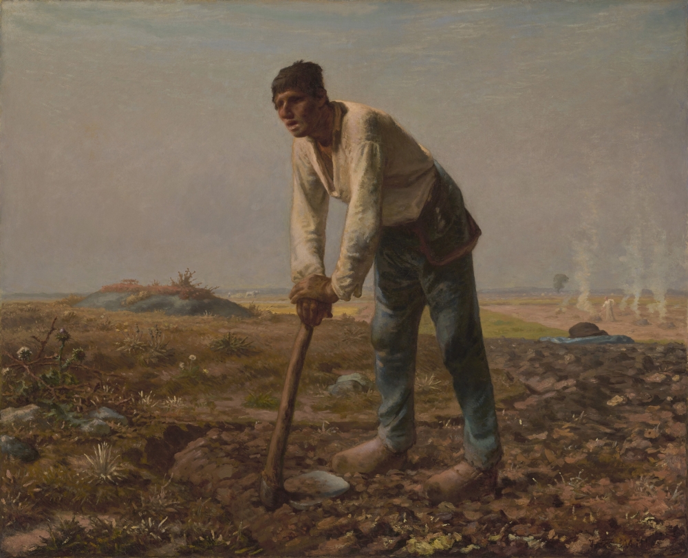 Man with A Hoe Poster Print - 24 x 18