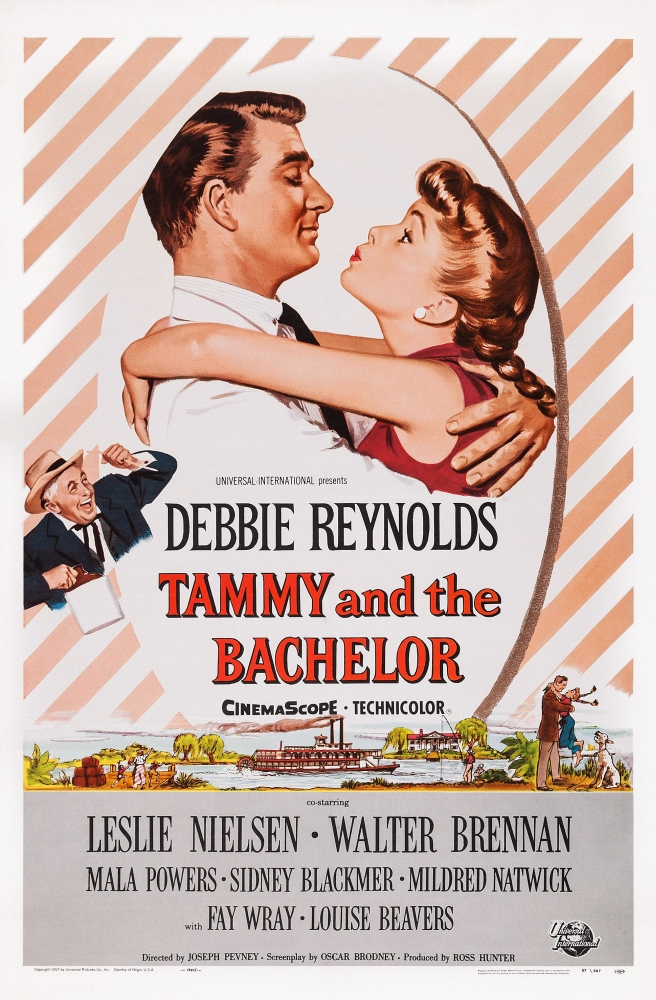 Everett Collection  Tammy & The Bachelor US Poster Art From Left - Walter Brennan Leslie Nielsen Debbie Reynolds1957 Movie Poster Masterprint, 11 x 17
