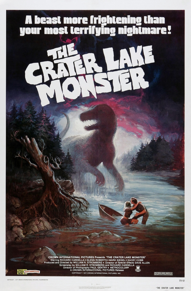 Everett Collection EVCMCDTHCREC014HLARGE The Crater Lake Monster US Poster 1977 Movie Poster Masterprint, 24 x 36 - Large -  Posterazzi